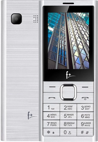 Мобильный телефон F+ B241 (серебристый) в интернет-магазине НА'СВЯЗИ