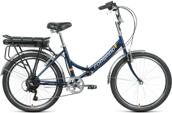 Электровелосипед Forward Riviera 24 E-250 2022 (темно-синий)