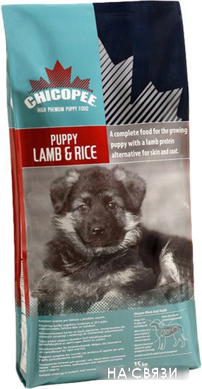 

Корм для собак Chicopee Puppy Lamb & Rice 15 кг