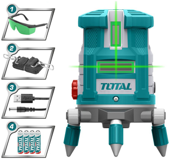 

Лазерный нивелир Total TLL305205