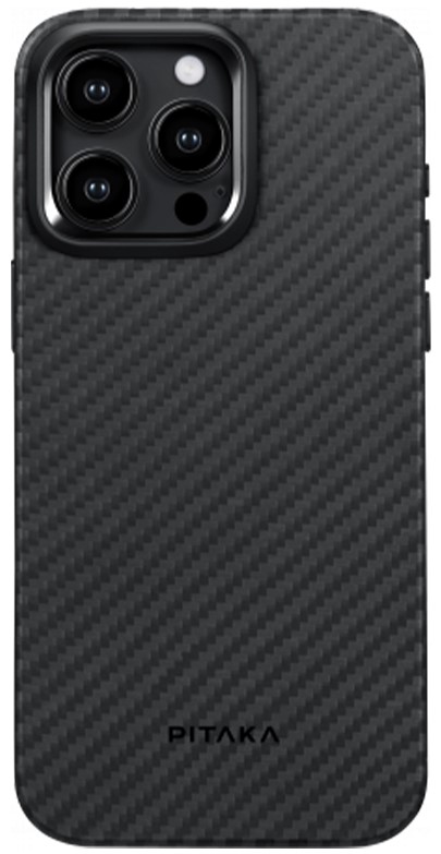 

Чехол Pitaka MagEZ Case 4 Apple iPhone 15 Pro Max 1500D (черный)