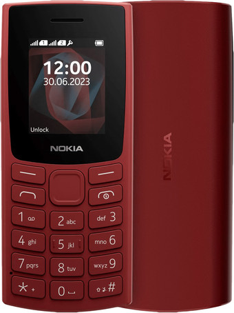 

Кнопочный телефон Nokia 105 (2023) Dual SIM TA-1557 (красный)