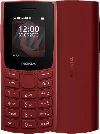 Кнопочный телефон Nokia 105 (2023) Dual SIM TA-1557 (красный)