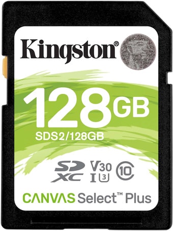 

Карта памяти Kingston Canvas Select Plus SDXC 128GB