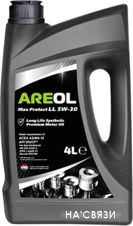 Моторное масло Areol Max Protect LL 5W-30 4л