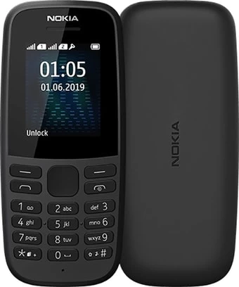 Мобильный телефон Nokia 105 (2019) Single SIM (черный)