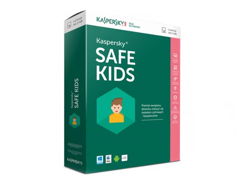 Kaspersky Safe Kids. 1-User 1 year Base Retail Pack ( 1 девайс на 1 год)