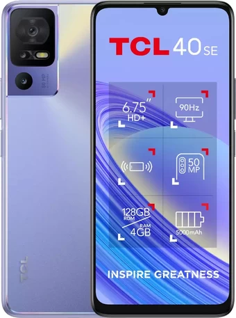 Смартфон TCL 40SE T610K 6GB/256GB (перламутровый сиреневый) в интернет-магазине НА'СВЯЗИ