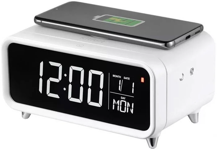 Настольные часы с беспроводной зарядкой Kitfort КТ-3308 в интернет-магазине НА'СВЯЗИ