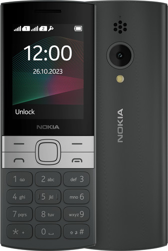 

Кнопочный телефон Nokia 150 (2023) Dual SIM ТА-1582 (черный)