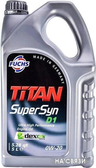 Моторное масло Fuchs Titan Supersyn D1 0W-20 5л