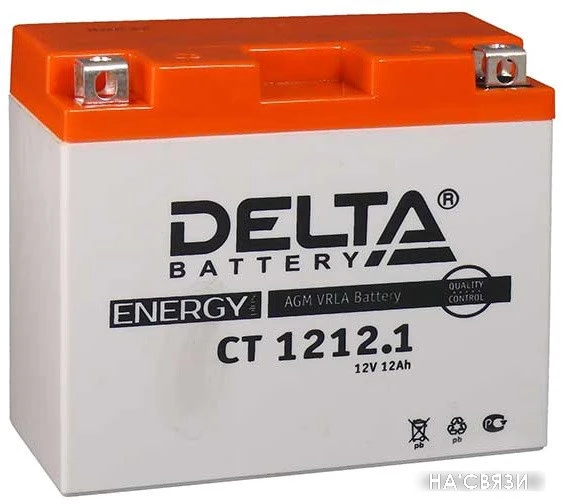 Мотоциклетный аккумулятор Delta CT 1212.1 (12 А·ч)