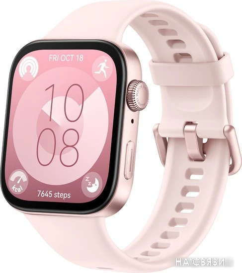 Умные часы Huawei Watch Fit 3 (розовый, международная версия)