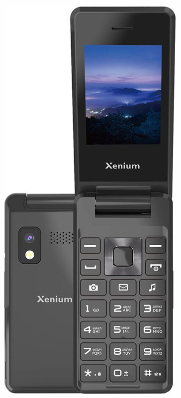 

Кнопочный телефон Xenium X600 (темно-серый)