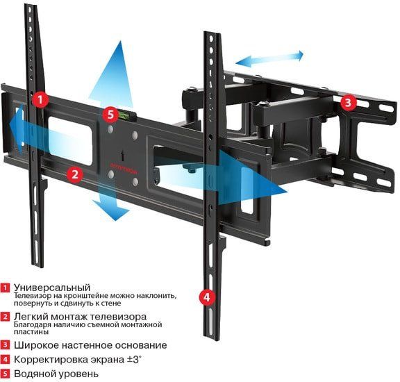 

Кронштейн Arm Media LCD-418 (черный)