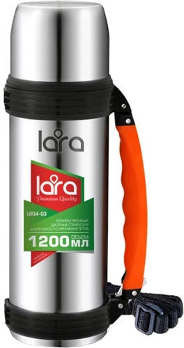 Термос Lara LR04-03 1л (серебристый) в интернет-магазине НА'СВЯЗИ