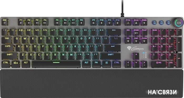 Клавиатура Genesis Thor 400 RGB (нет кириллицы) в интернет-магазине НА'СВЯЗИ