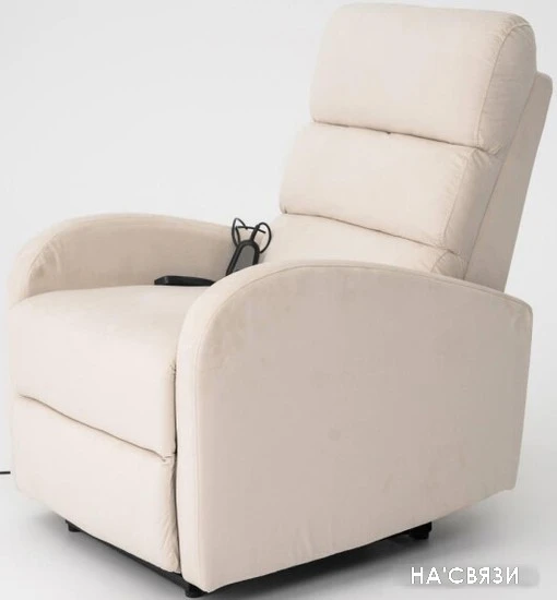 Массажное кресло Calviano 2166 (бежевый велюр) в интернет-магазине НА'СВЯЗИ
