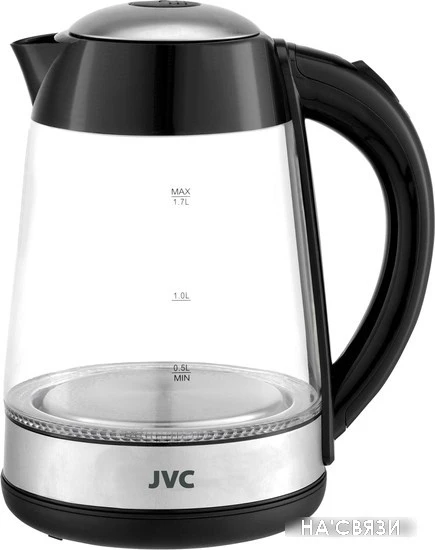 Электрический чайник JVC JK-KE1705 (черный/серебристый) в интернет-магазине НА'СВЯЗИ