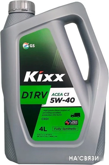 Моторное масло Kixx D1 RV 5W-40 4л