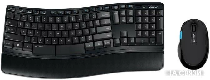 Мышь + клавиатура Microsoft Sculpt Comfort Desktop (L3V-00017)