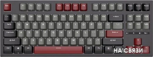Клавиатура Royal Kludge RK-R87 RGB (черный, RK Red)