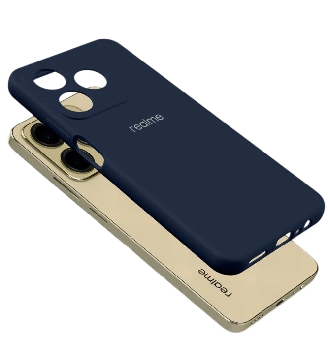 Чехол Color Soft Touch Case Realme С61 (синий)