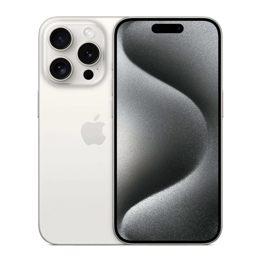 Смартфон Apple iPhone 15 Pro 128GB (белый титан)