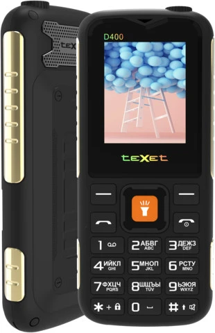 Кнопочный телефон TeXet TM-D400 (черный) в интернет-магазине НА'СВЯЗИ