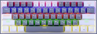 Клавиатура Redragon Fizz (серый/белый)