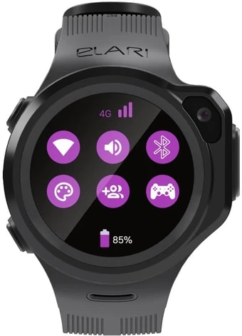 Умные часы Elari KidPhone 4GR (черный)