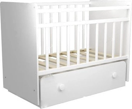 Детская кроватка ФА-М Дарья 1 120x60 см (белый)
