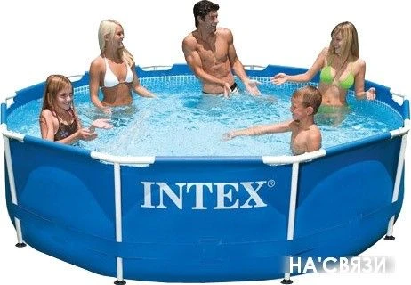 Каркасный бассейн Intex Metal Frame 305х76 (56997/28200)