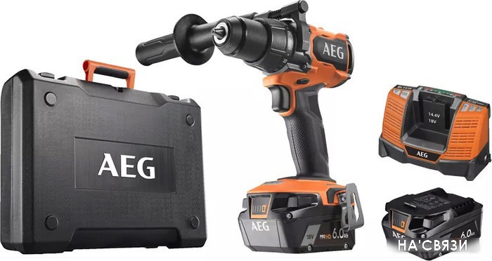 

Ударная дрель-шуруповерт AEG Powertools BSB 18BL2-602K 4935481043 (с 2-мя АКБ, кейс)