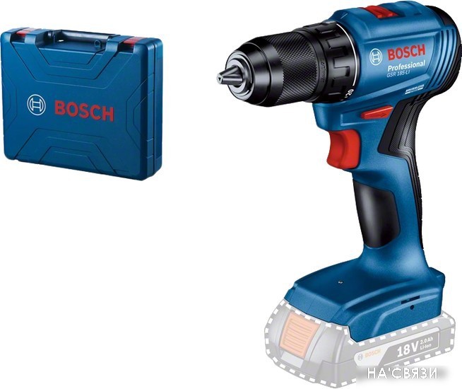 

Ударная дрель-шуруповерт Bosch GSB 185-LI Professional 06019K3003 (без АКБ, кейс)