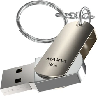 USB Flash Maxvi MR 16GB (серебристый) в интернет-магазине НА'СВЯЗИ