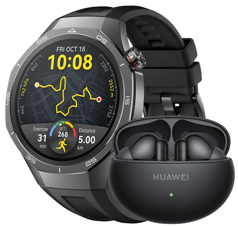 Умные часы Huawei Watch GT 5 Pro 46 мм (черный)