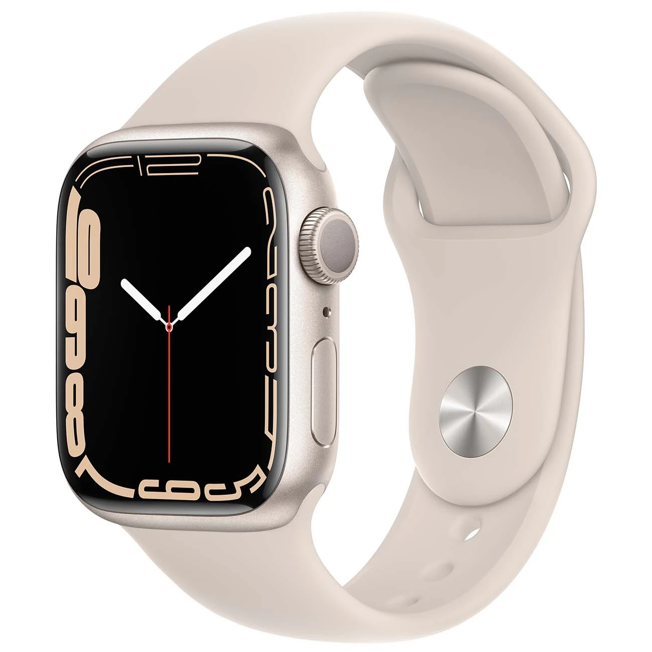 Умные часы Apple Watch Series 7 41 мм (сияющая звезда/сияющая звезда спортивный) MKMY3
