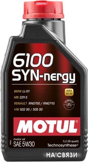 

Моторное масло Motul 6100 Syn-nergy 5W-30 1л