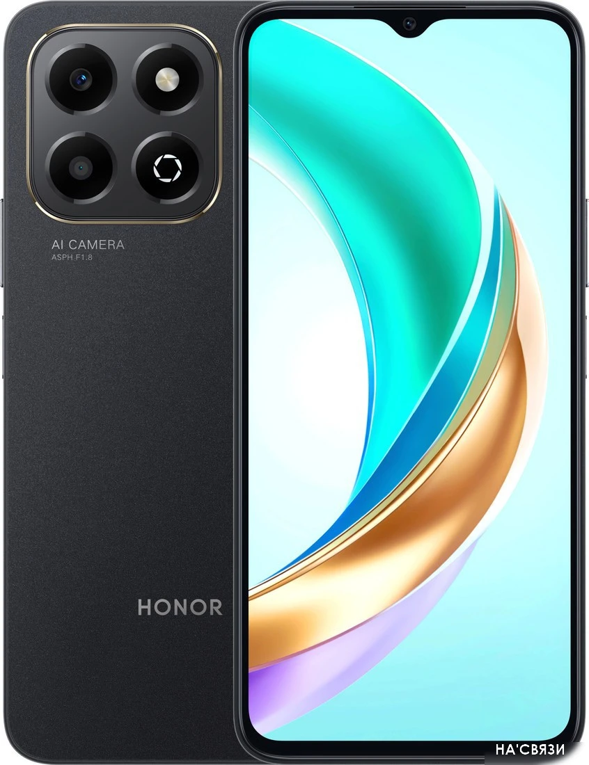 Смартфон HONOR X6b 6GB/256GB международная версия (полночный черный)