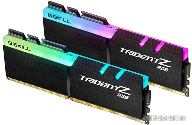 Оперативная память G.Skill Trident Z RGB 2x32GB DDR4 PC4-25600 F4-3200C16D-64GTZR в интернет-магазине НА'СВЯЗИ