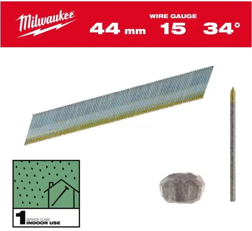 Гвозди для пистолета Milwaukee 4932492576 (2500 шт)