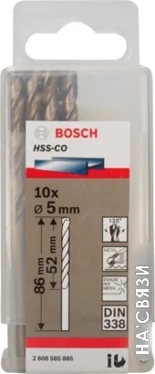 Набор сверл Bosch 2608585885