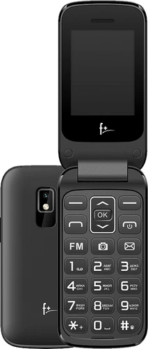 Кнопочный телефон F+ Flip 240 (черный)