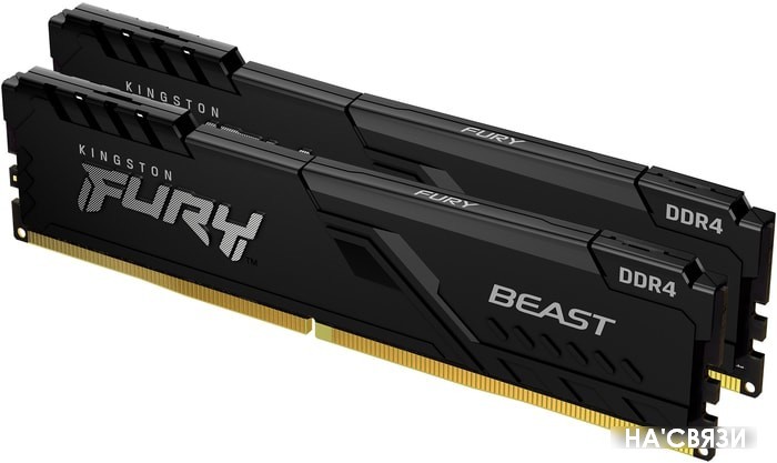 

Оперативная память Kingston FURY Beast 2x16GB DDR4 PC4-25600 KF432C16BB1K2/32