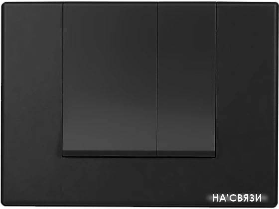 Панель смыва Berges Wasserhaus Novum S5 Soft Touch 040045 (черный)