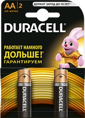 

Батарейки DURACELL AA 2 шт.