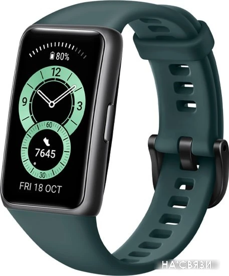 Умные часы Huawei Band 6 (насыщенный зеленый)