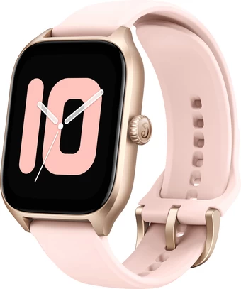 Умные часы Amazfit GTS 4 (золотистый, с розовым ремешком из фторэластомера) в интернет-магазине НА'СВЯЗИ