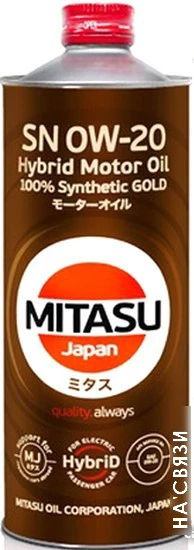 Моторное масло Mitasu Gold Hybrid SN 0W-20 1л